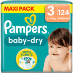 Pampers Baby Dry Windeln größe 3 | 124 Stück