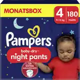 Pampers Baby Dry Windelhosen größe 4 | 180 Stück