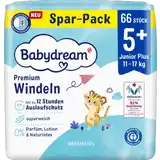 Babydream Premium Windeln größe 5+ | 66 Stück
