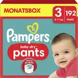 Pampers Baby Dry Pants Windelhosen größe 3 | 192 Stück