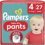 Pampers Baby Dry Pants Windelhosen größe 4 | 27 Stück