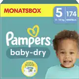 Pampers Baby Dry Windeln größe 5 | 174 Stück