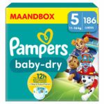 Pampers Baby Dry Windeln größe 5 | 186 Stück