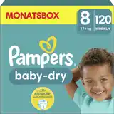 Pampers Baby Dry Windeln größe 8 | 120 Stück