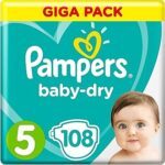 Pampers Baby Dry Windeln  | 108 Stück