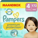 Pampers Premium Protection Windeln größe 4 | 172 Stück