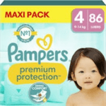 Pampers Premium Protection Windeln größe 4 | 86 Stück