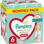 Pampers Premium Care Windelhosen größe 6 | 93 Stück