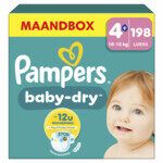 Pampers Baby Dry Windeln größe 4 | 198 Stück