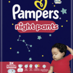 Pampers Baby Dry Pants, Baby Dry Night Pants Windelhosen größe 4 | 50 Stück