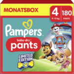 Pampers Baby Dry Pants Windelhosen größe 4 | 180 Stück