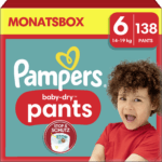 Pampers Baby Dry Pants Windelhosen größe 6 | 138 Stück