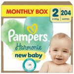 Pampers Harmonie Windeln größe 2 | 204 Stück