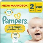 Pampers Premium Protection Windeln größe 2 | 240 Stück